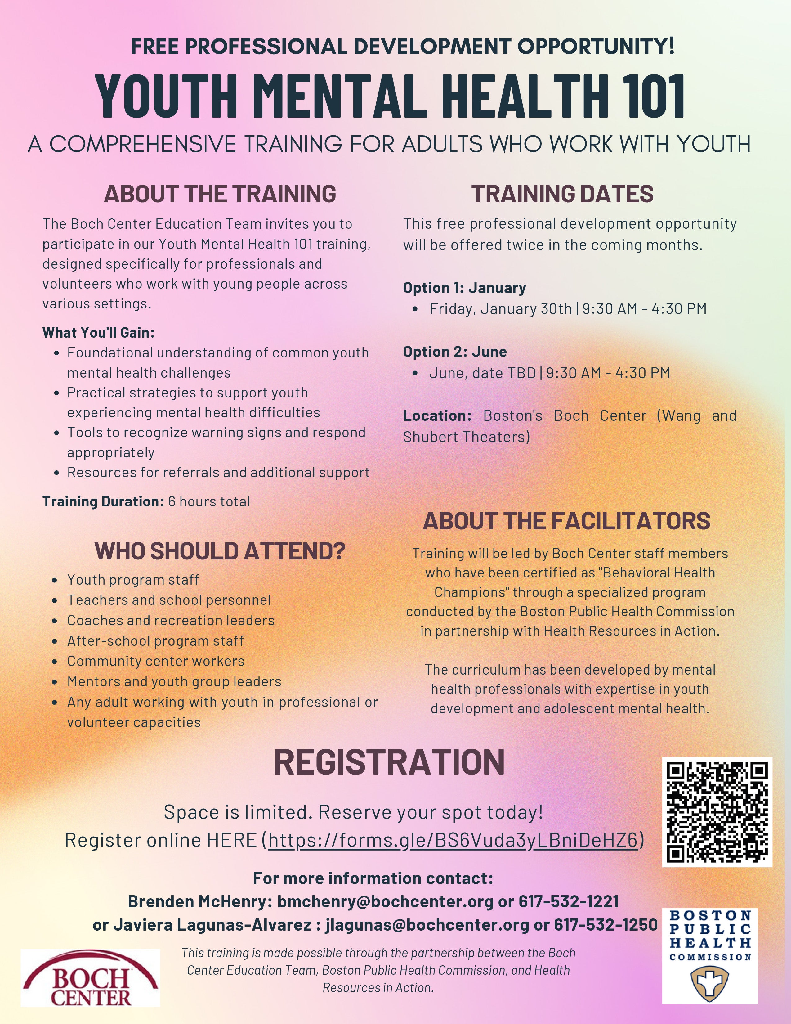 Youth Mental Health 101 Flyer 2026 - Updated QR.jpg